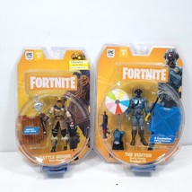 Lot of 2 Fortnite Battle Hound Solo Mode The Visitor Early Game 4&quot; Action Figure - £23.73 GBP