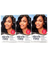 3 Boxes Clairol Nice N Easy 2V Plum Black Permanent Hair Color Cream - $35.99