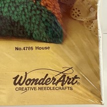 Latch Hook Kit Wonderart Childrens Design Pillow 15” Square #4786 “House” - £16.05 GBP