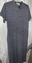Diane Von Furstenberg Floral &amp; Vine Dress Made In Italy Size 10 Vintage - £94.43 GBP