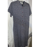 Diane Von Furstenberg Floral &amp; Vine Dress Made In Italy Size 10 Vintage - $162.40 CAD