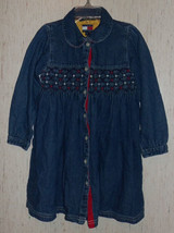 Girls Tommy Hilfiger Distressed Blue J EAN Dress Size 4T - £18.80 GBP