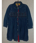 GIRLS TOMMY HILFIGER DISTRESSED BLUE JEAN DRESS   SIZE 4T - $445.00 MXN