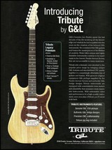 G&amp;L Leo Fender Tribute Legacy Premium Swamp Ash guitar advertisement print - $4.46