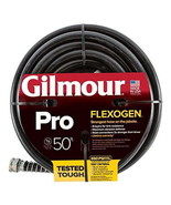 Gilmour 865801-1001 Pro Flexogen Hose, 5/8 Inch by 50 Feet, Black - $1,040.43 MXN