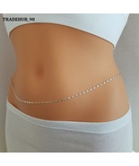Real 925 Sterling Silver Waist Belly Chain Women Sexy Body Chain Jewelry... - £17.95 GBP
