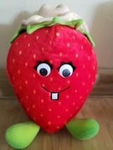 Del Monte Country Strawberry Fruit Vintage 1988 Plush Stuffed Promo Toy 10&quot; - £12.93 GBP