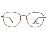 Brooks Brothers Eyeglasses Frames BB 1026 1538 Brown Round Wire Rim 52-1... - $51.22