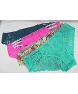 Pink by Victorias Secret Panty STRAPPY LOGO CHEEKSTER Size XXL 2XL lace ... - $17.76