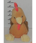 1999 Precious Moments Tender Tails 6&quot; Rooster Tan Stuffed Plush toy 540617 - $20.95 CAD