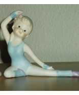 Homco Ballerina Dressed in Blue Figurine Home Interiors &amp; Gifts - £5.46 GBP