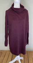 caslon NWOT women’s turtleneck pullover sweater size M plum F6 - £8.93 GBP
