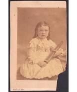 May Florence Onderdonk Cabinet Photo of Young Girl ca. 1880s New York City - $19.75