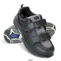 Hammacher Swollen Feet Comfort Shoes (Men&#39;s) BLACK 9 Dr Comfort - £60.71 GBP