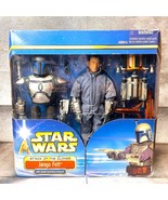 Star Wars: Attack of the Clones Jango Fett Deluxe 12in Action Figure New... - $90.00