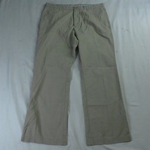 Banana Republic 35 x 32 Khaki Boot Fit Cut Mens Cotton Chino Pants - $34.99