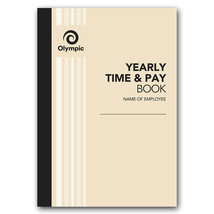 Olympic Yearly Time &amp; Pay Book 32 Pages (A5) - $29.45