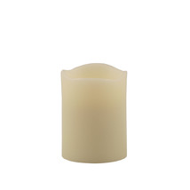 4&quot; Ivory Flameless Pillar Candle - £23.68 GBP