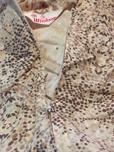 Vintage 70&#39;s dress size M women by Windsor &quot;snake skin&quot; print zipper - £19.64 GBP