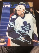 Tom Kurvers Cover Program Toronto Maple Leafs vs St.Blues Semi Finals 1990 - $8.10