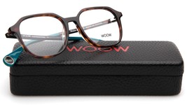 New Woow Make Sense 2 Col 2150 Havana Eyeglasses Frame 50-18-143 B42mm Italy - £144.91 GBP