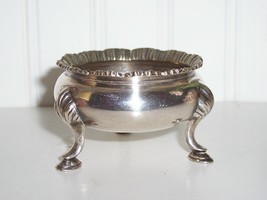 John Round &amp; Sons EP Footed Master Salt Celler1847-1874 - $45.00