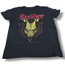 Seether Shirt Size Large Seether Poison The Parish Tour 2017 T-Shirt Graphic Tee - £28.97 GBP