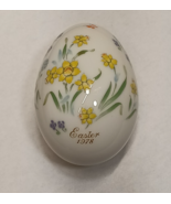 Vintage Noritake bone china easter egg 1978, eighth edition in the serie... - $7.99