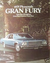 1975 Plymouth Gran Fury Brochure - $5.00