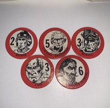 Dune Vtg 1979 Board Game Avalon Hill Red Character Discs Only - $13.71
