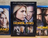Homeland Complete Seasons 1 &amp; 2 Blu-ray &amp; Season 3 DVD - £11.59 GBP