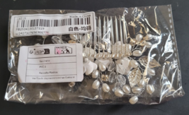 NIOP Plastic Hair Clip Fancy Wedding Homecoming Prom Beads Flowers  Acce... - $7.99