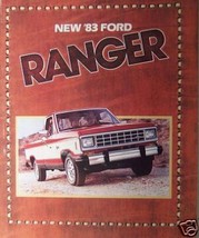 1983 Ford Ranger Brochure - $5.00