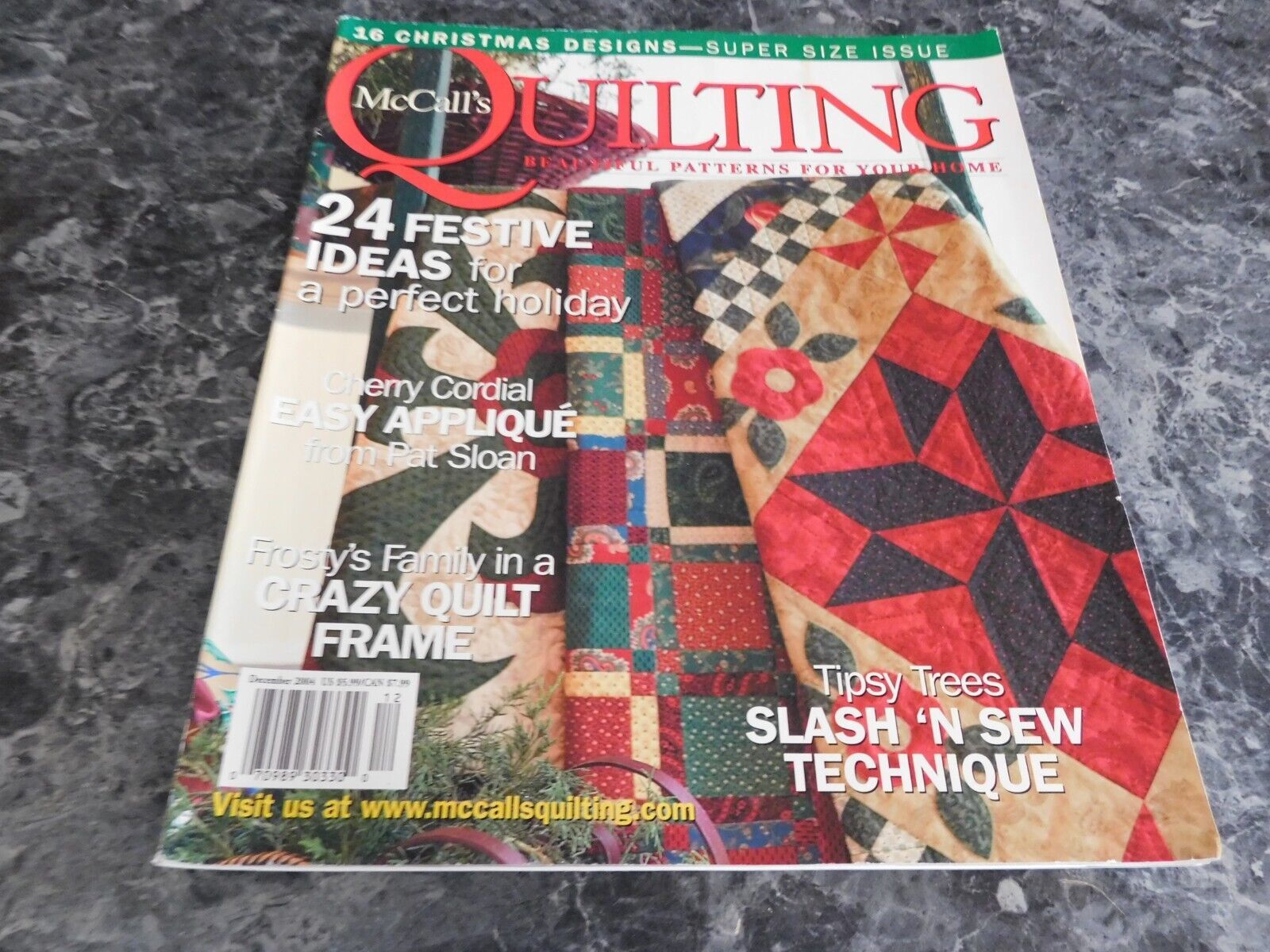 McCall's Quilting Magazine December 2004 Yuletide Classic - $2.99