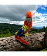 Realistic Tropical Red Macaw Parrot Bird Large Giant Plush Animal Tiger ... - €16,21 EUR