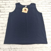 Cherokee Tank Top Womens 18W/20W Blue Sleeveless Shirt Plus Size Cotton - £14.04 GBP