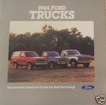 1984 Ford Light Trucks Brochure - Bronco, Ranger, F-Series, Econoline - $5.00