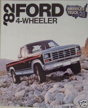 1982 Ford Four Wheel Drive Trucks Brochure - $5.00