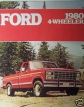 1980 Ford Four Wheel Drive Pickup Trucks Brochure - $5.00