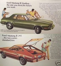 1974 Ford Mustang II Brochure - $10.00