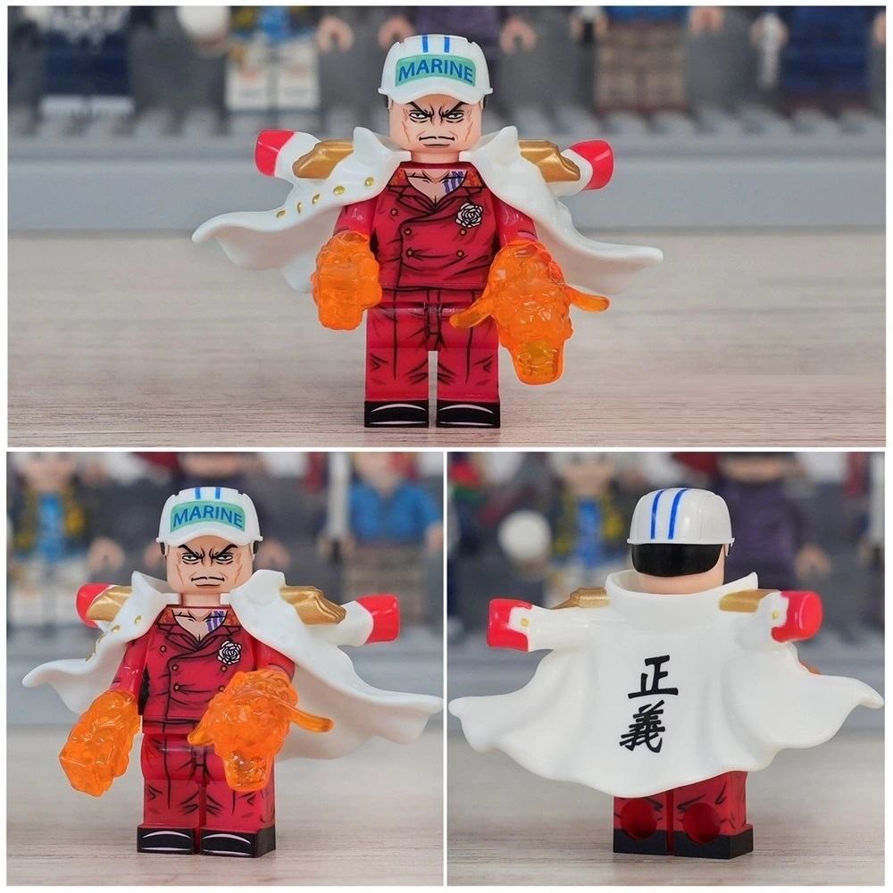 Akainu Sakazuki One Piece Lego Compatible Minifigure Bricks Toys