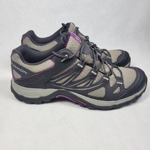 Salomon Ortholite Contragrip Quicklace Trail Hiking Shoes 159817 Size 9 EUC - $39.96