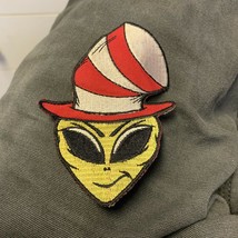 Vintage 90s Skate Alien Cat In The Hat Patch - £22.40 GBP