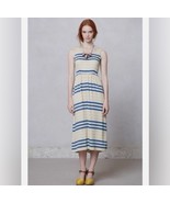 Dusen Dusen Spring Striped Midi Dress Size 2 - $748.09 MXN