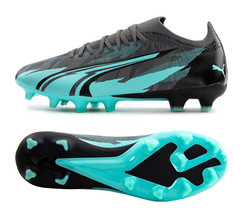 Puma Ultra Match Rush FG/AG Men&#39;s Football Shoes Soccer Sports Nwt 107830-01 - £101.36 GBP