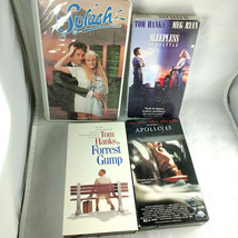 Lot Of 4 Tom Hanks VHS Videos Splash Sleepless in Seattle Forrest Gump Apollo 13 - £5.41 GBP