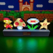 Paladone Super Mario Bros Icons Light Decorative Light Up Figure Super M... - $399.49 MXN