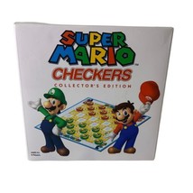 USAopoly Super Mario Brothers Checkers Collector&#39;s Edition Board Game Luigi EUC - £19.34 GBP