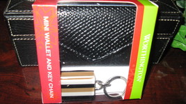 Wallet &amp; Key Chain Worthington Black Snake - $21.99