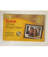 Kodak Ultima Picture Paper 4x6 20 Count BRAND NEW Heavy Weight High Glos... - £5.85 GBP
